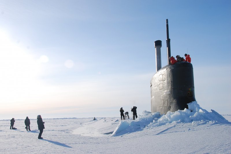 Подводная лодка РФ В Арктике