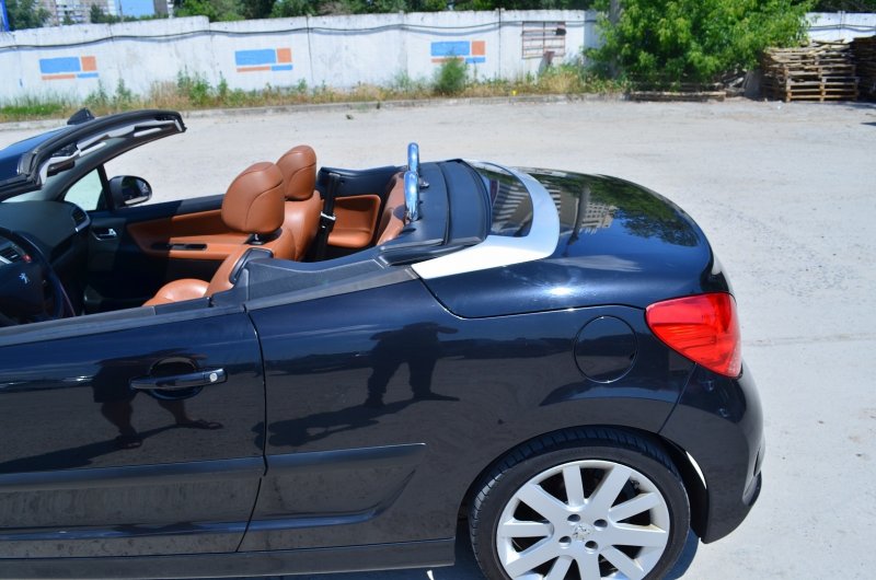 Киа чёрный кабриолет