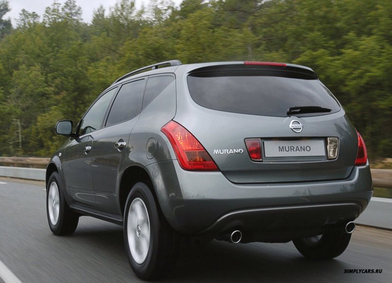 Nissan Murano 2012 сзади