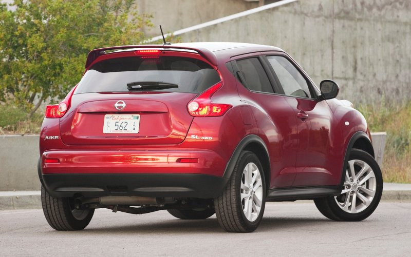 Nissan Juke 2011 сзади