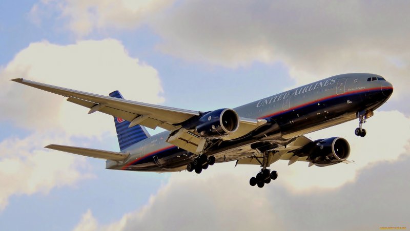 Боинг 777 Аэрофлот в полёте