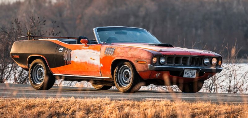 Plymouth Barracuda ржавую