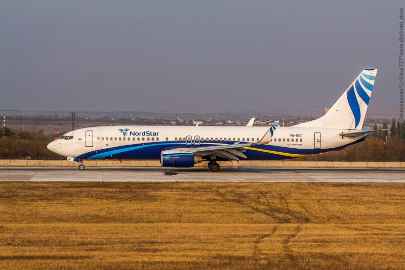 Boeing 737-800 Нордвинд зима