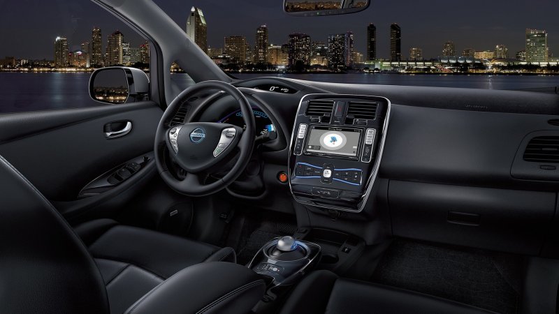 Nissan Leaf 2020 интерьер