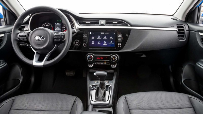 Kia Rio x-line 2021 салон МКПП
