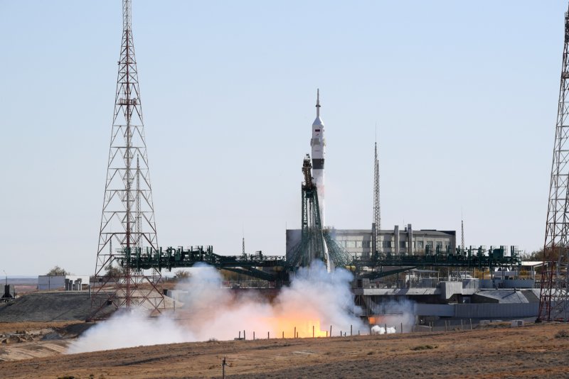 Пуск ракеты-носителя «Союз-2.1а» с МС С Байконура