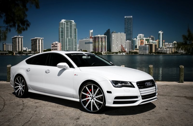Audi a7 белая