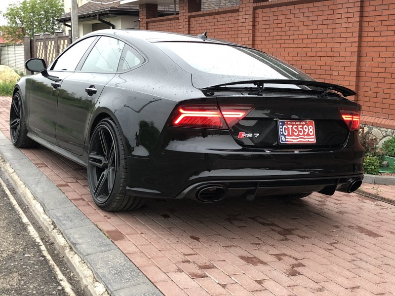 Audi rs7 2017 Black