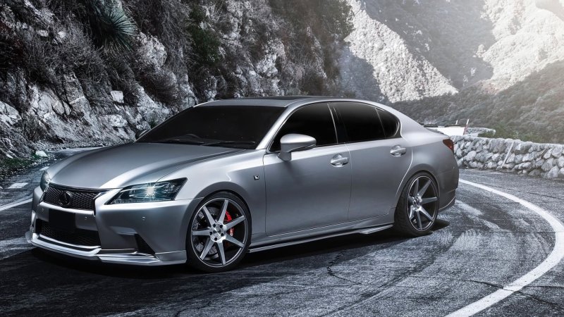 Lexus GS 2016 красный