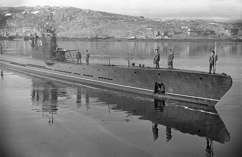 Советская подлодка м-35 Малютка