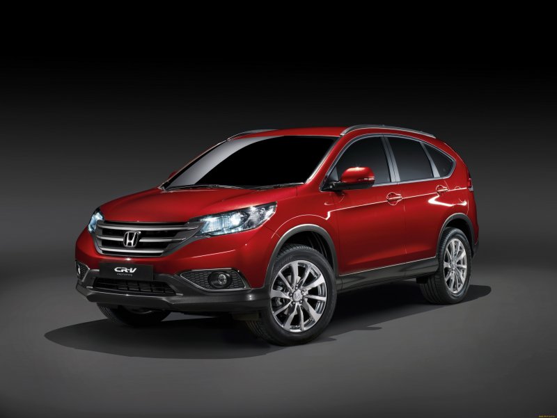 Honda CR-V красная