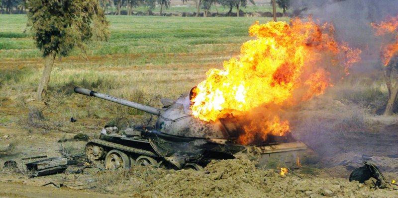 Взрыв боекомплекта танка т-72