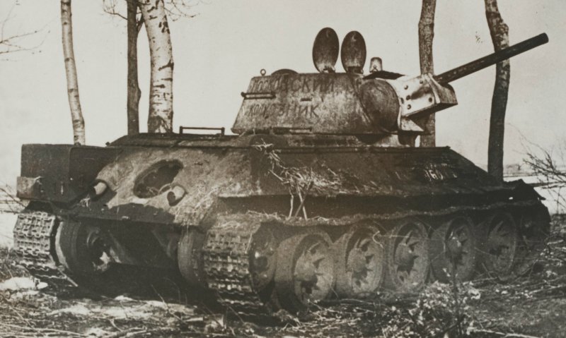 Т34 горящий Отечественная война