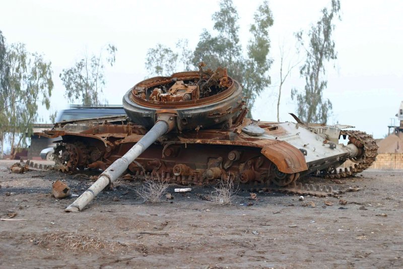 Подбитый танк т-60