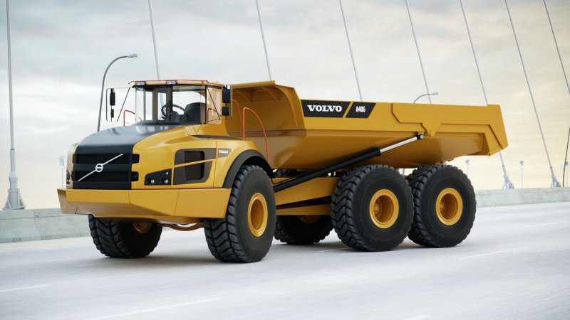 Карьерный самосвал Volvo a40f