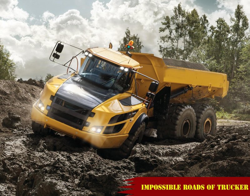 Шарнирно-сочленённый самосвал Volvo a 40f