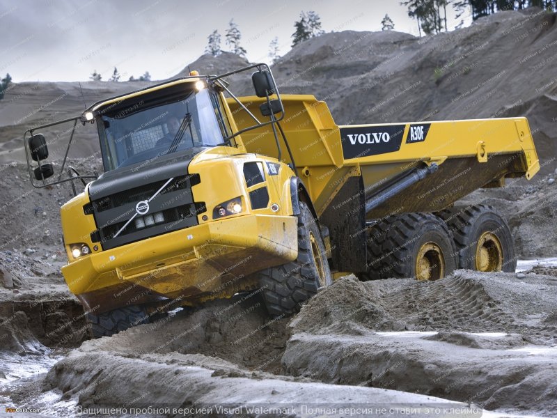 Сочленённый самосвал Volvo a30f