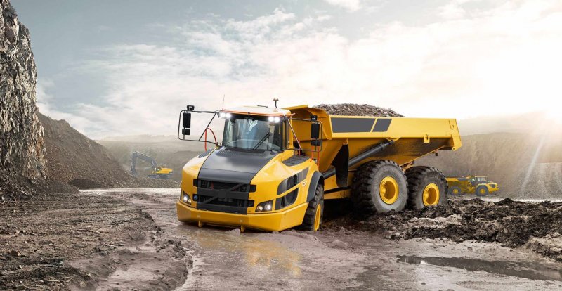 Карьерный самосвал Volvo a40
