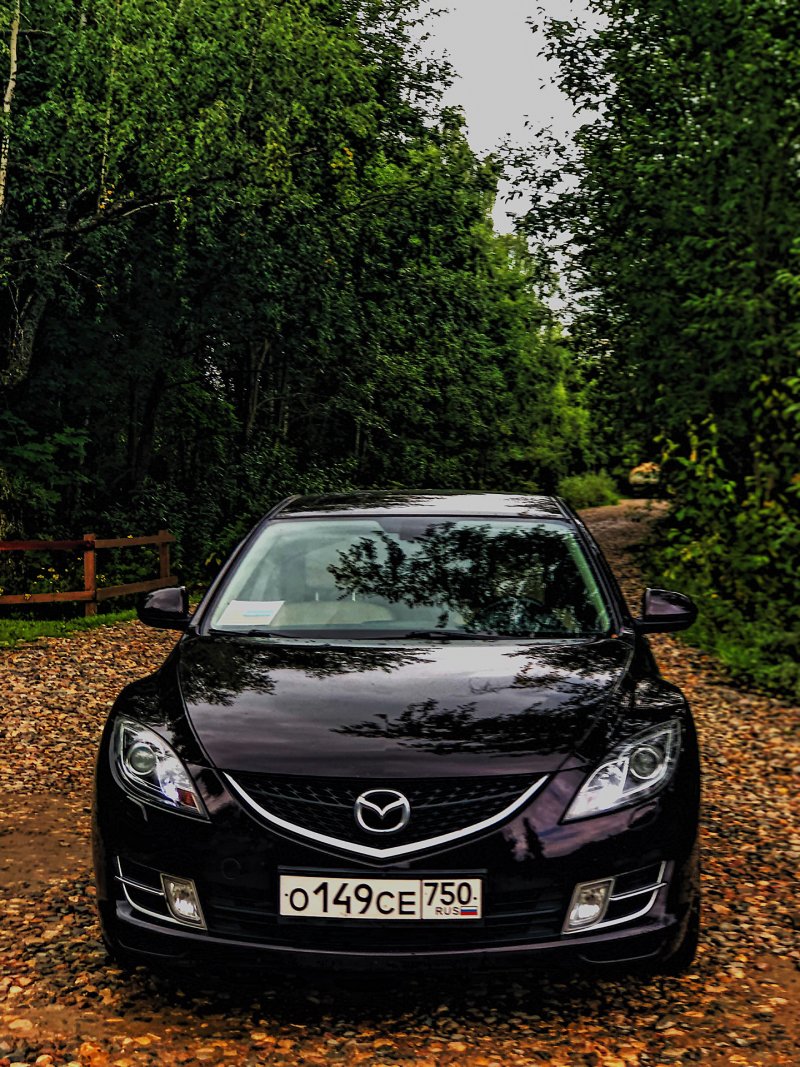 Mazda 6 GH Вишневая