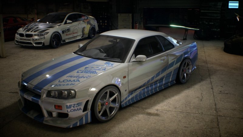 Skyline r34 GTR Форсаж
