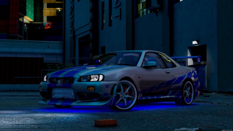 Nissan Skyline r34 Форсаж
