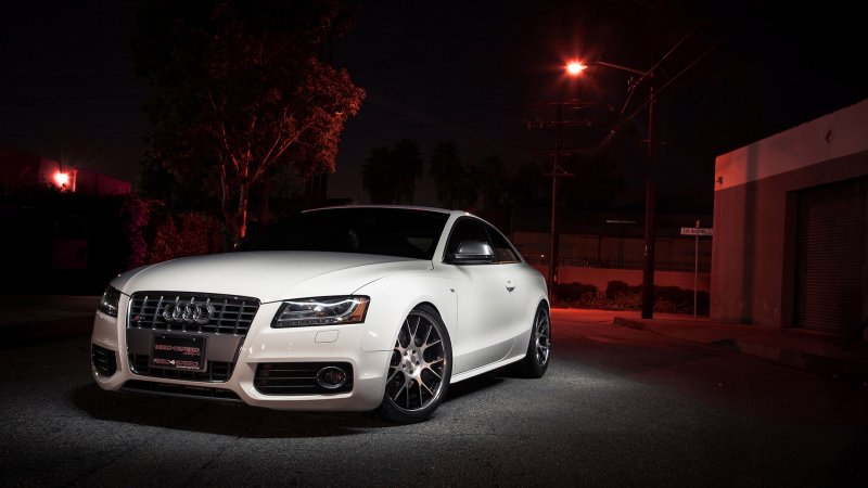 Audi a5 белый 4k