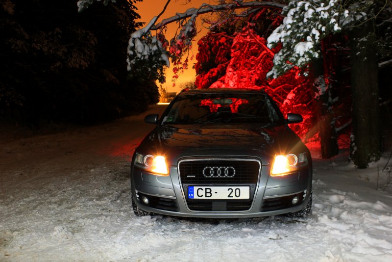Audi a6 зима