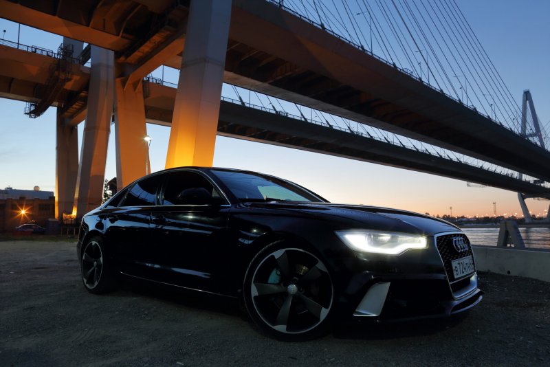 Audi rs7 Sportback в темноте