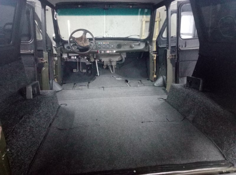 Шумоизоляция салона УАЗ 3151