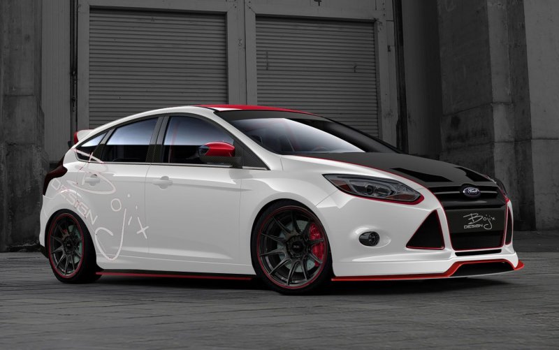 Ford Focus Hatchback 2013 белый