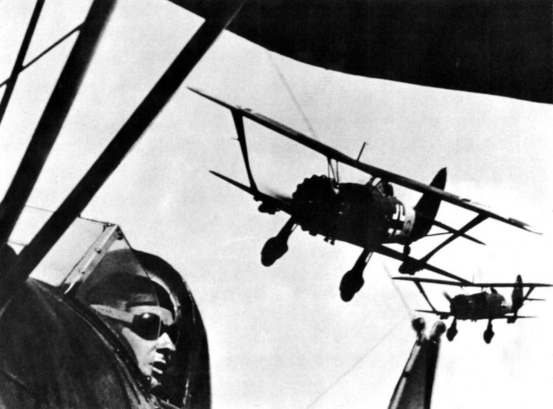 Немецкий биплан 1941 1945