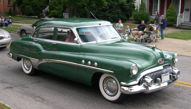 Buick Special or super sedan, 1951.