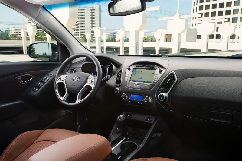 Hyundai Туксон 2007 салон