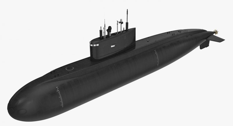 Атомная подводная лодка силуэт