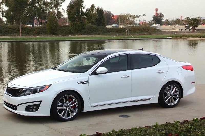 Kia Optima k5 пурпурная