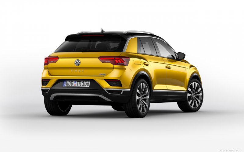 Volkswagen t Roc красный