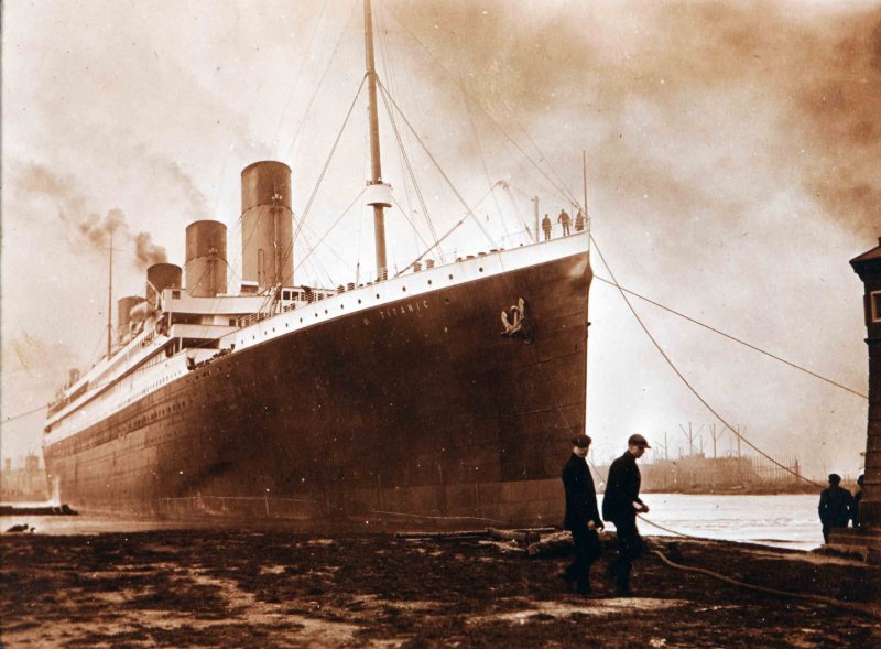 Титаник спуск на воду 1912