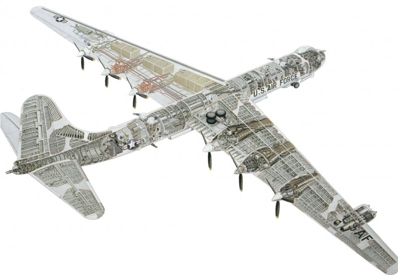Бомбардировщику Convair b-36