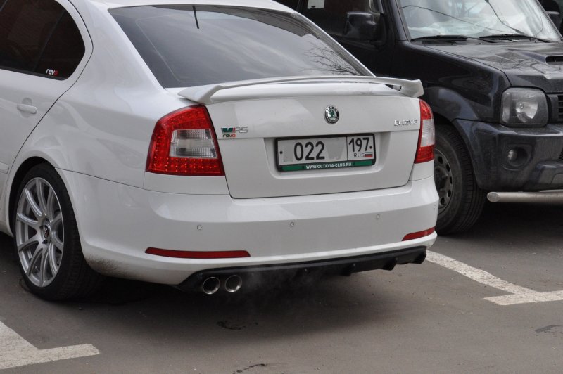 Skoda Octavia a5 RS сзади
