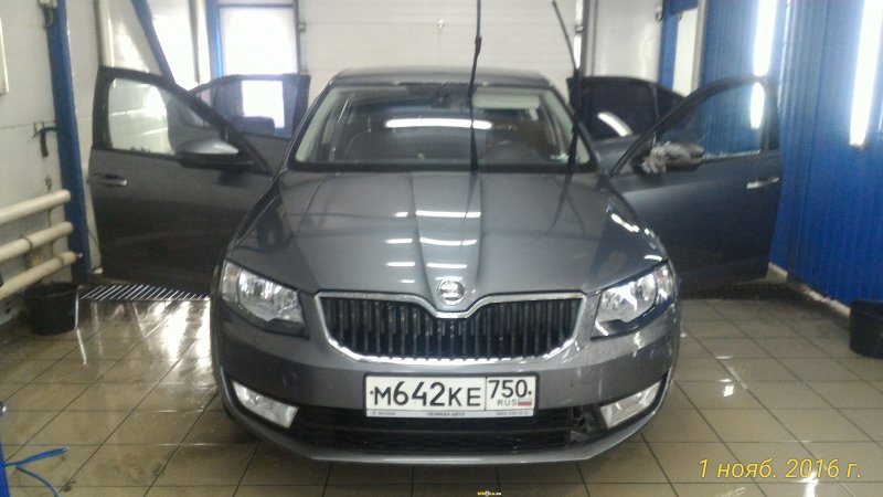 Skoda Octavia a5 серый мат