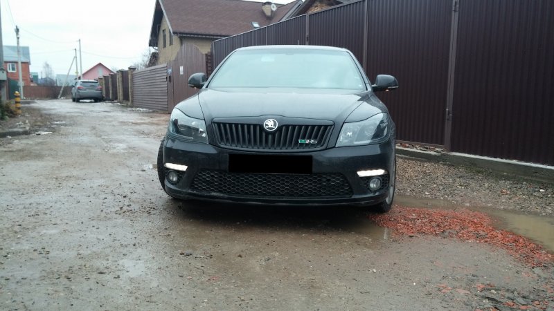 Škoda Octavia a7 черная