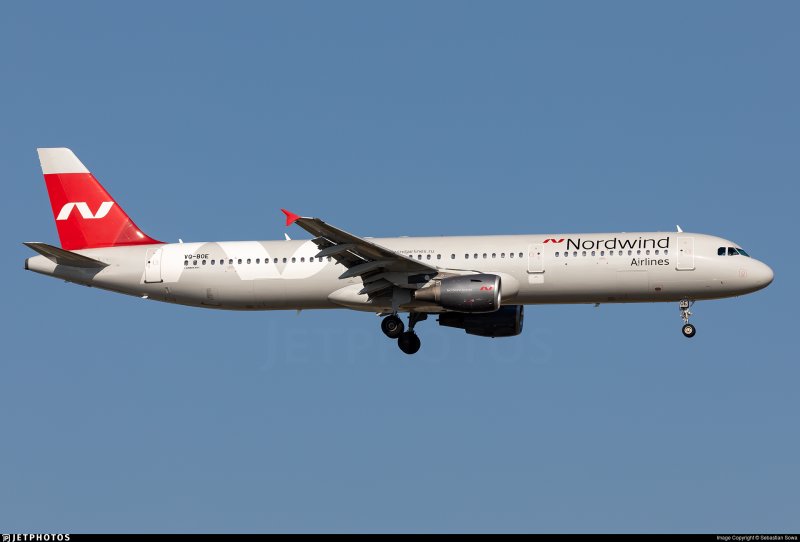 Airbus a321 Nordwind Airlines