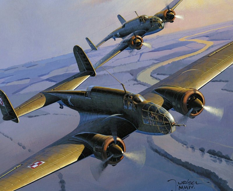 Бомбардировщик PZL P-37 los