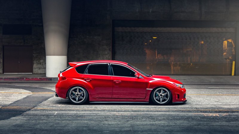 Subaru Impreza WRX STI Red