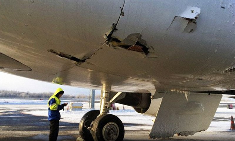Повреждение воздушного судна