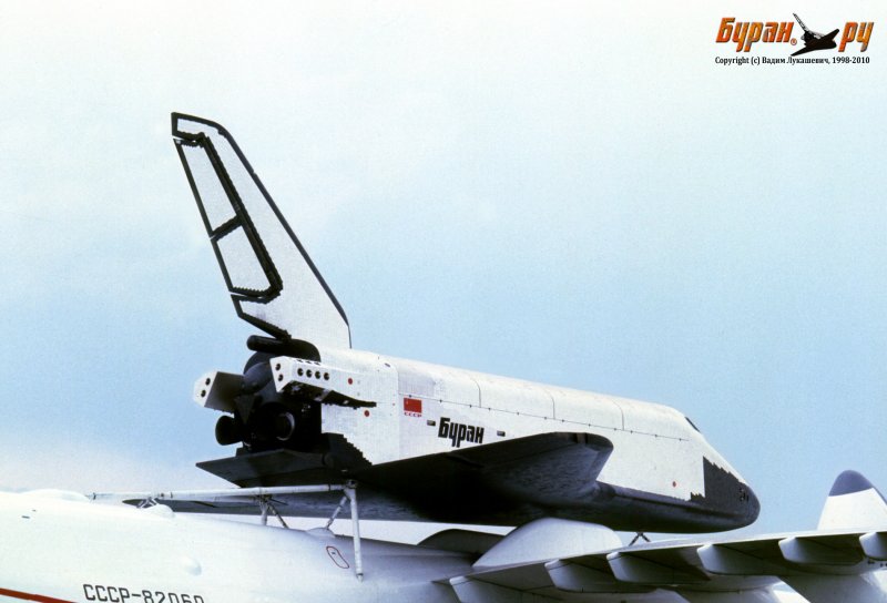 Крепление Бурана к АН-225