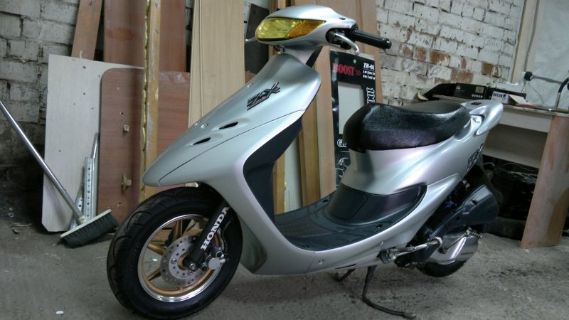 Honda Dio 35zx серебристая