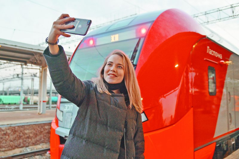 Московская электричка Ласточка