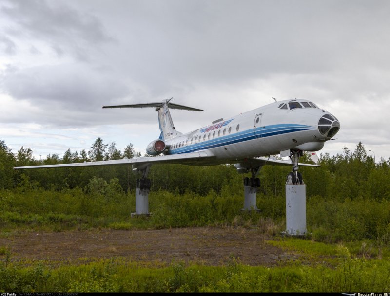 Аэропорт Салехард ту-134