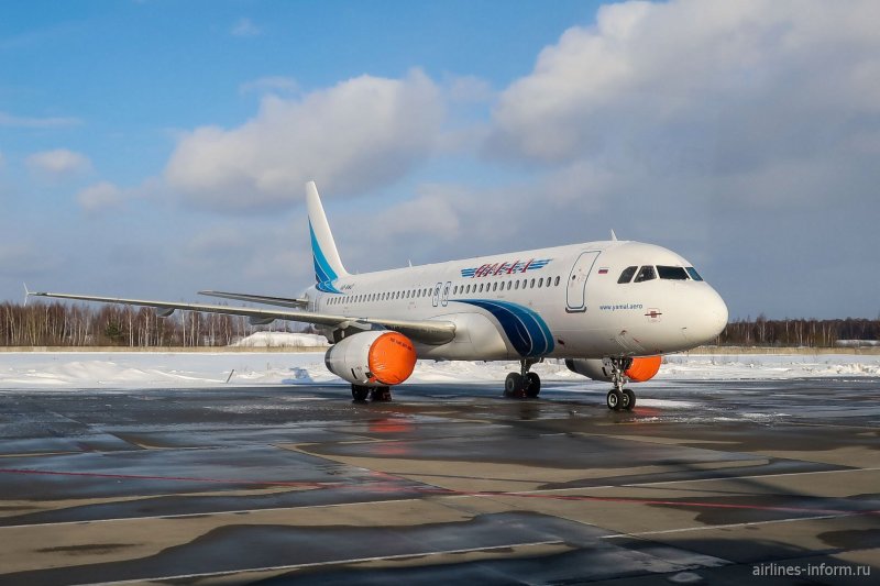 Airbus-320 авиакомпании «Ямал»